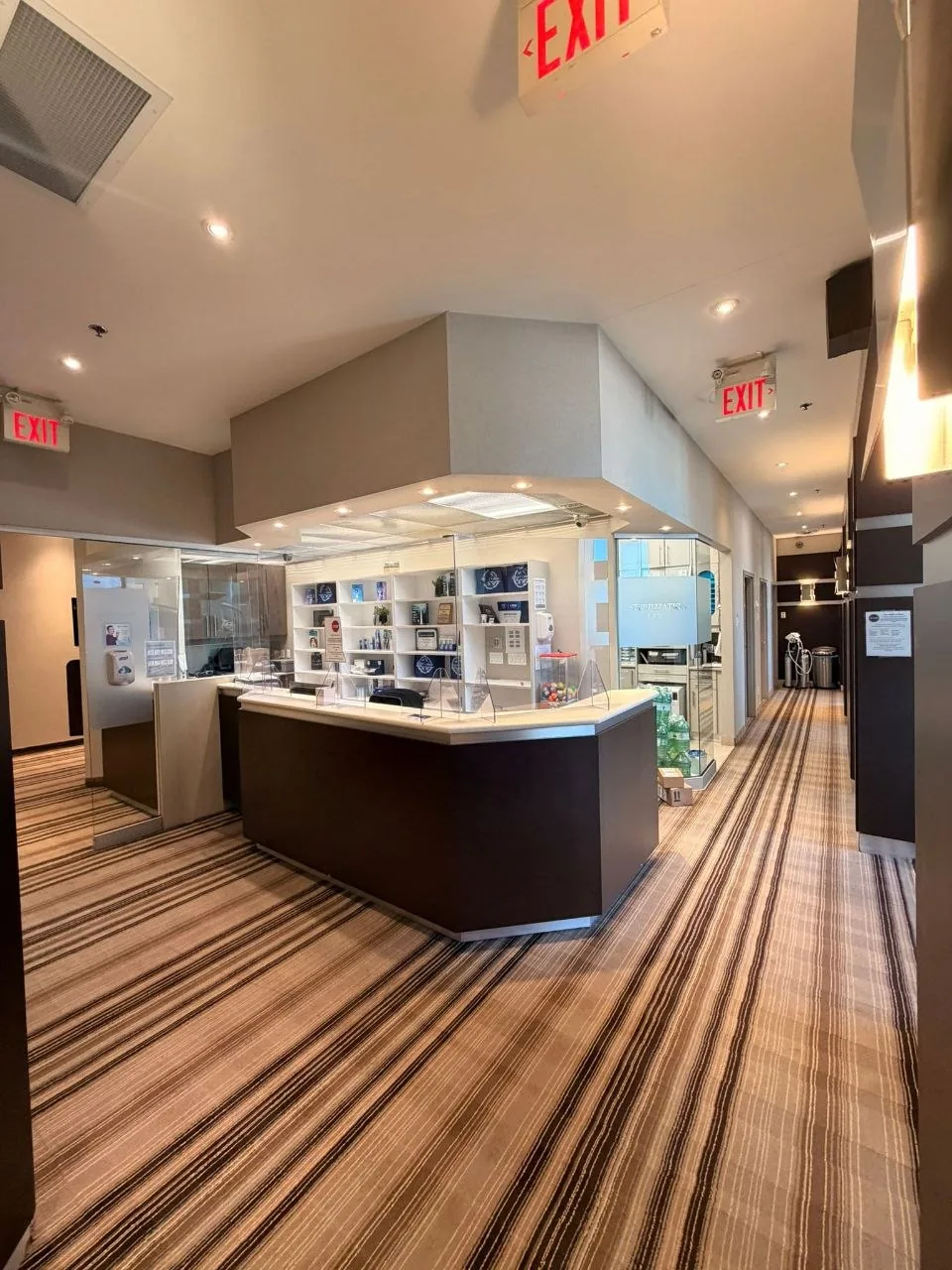 Reception and front desk at Trillium Dental Centre